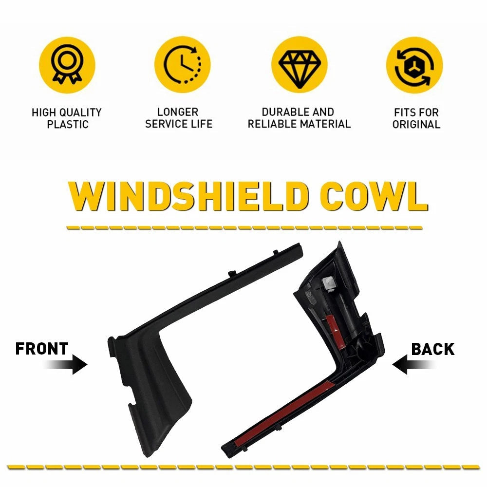 For Yaris Toyota 2012-2015 Front Windshield Wiper Side Cowl Extension Cover Trim 6B93BC-57
