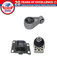 2000-2003 Fits fordFocus 2.0 DOHC Engine Motor & Trans Mount Set 3PCS 6B93BC-57