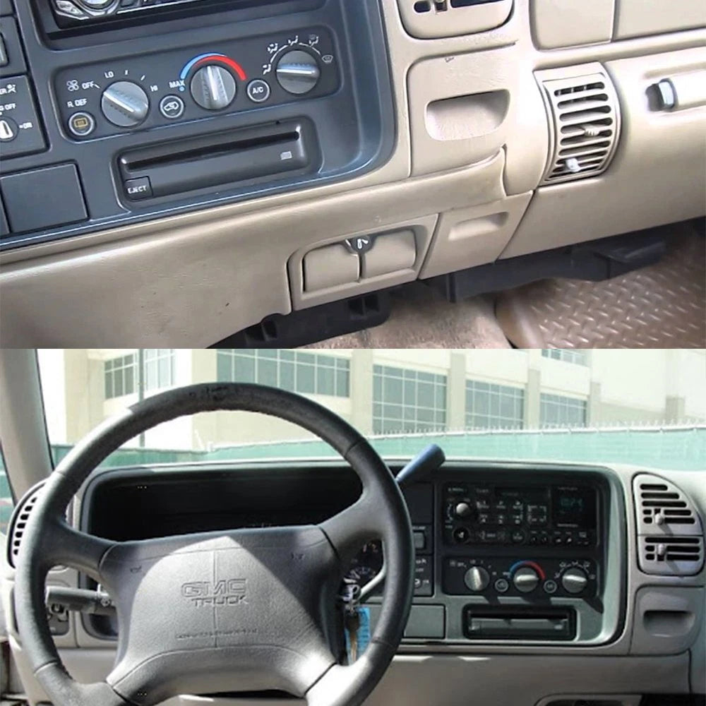 For 95-99 GMC CHEVY PICKUP TRUCK TAHOE HEATER SUBURBAN CLIMATE CONTROL KNOBS EOA 6B93BC-57