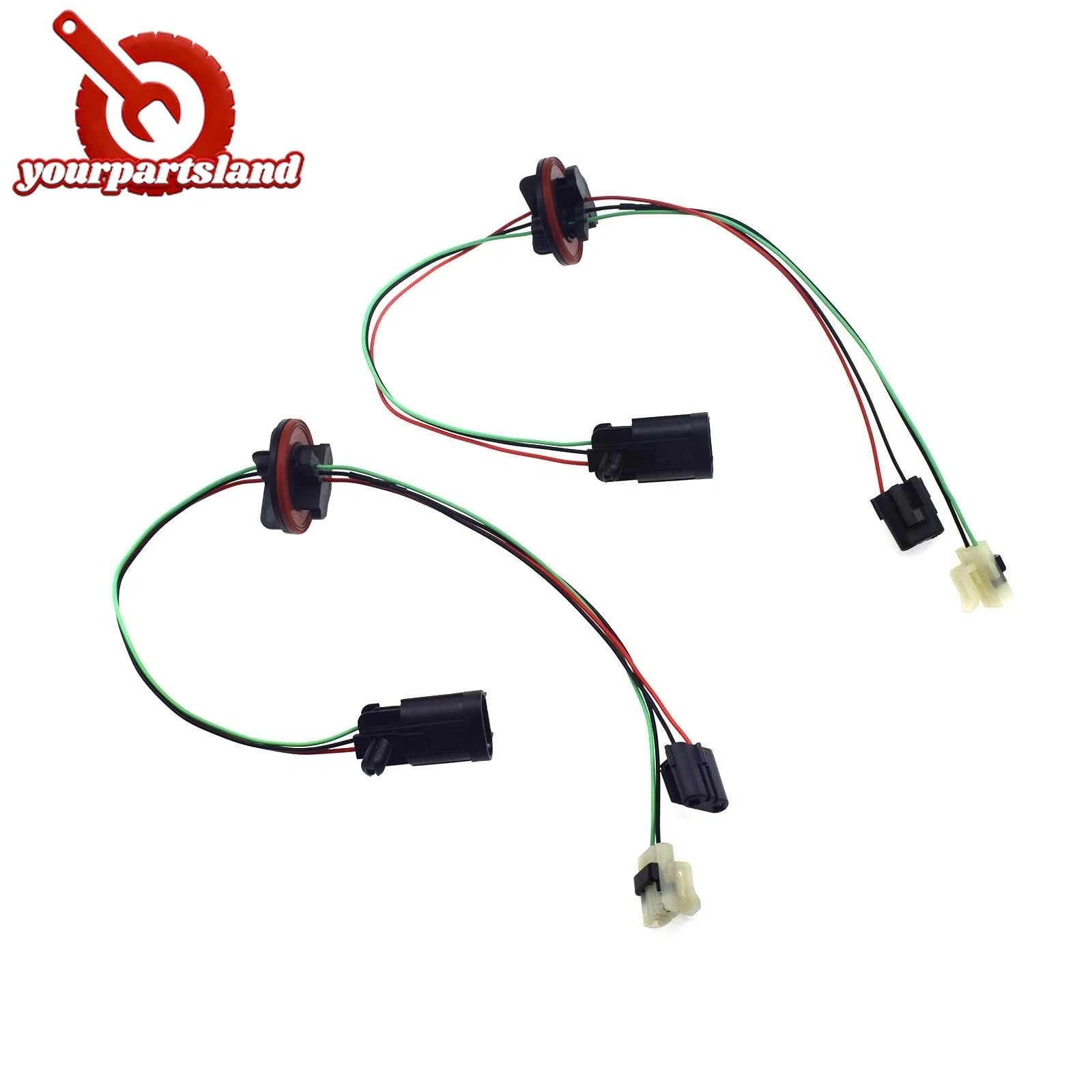 2pcs Headlight Lamp Wiring Harness 09-17 Fit Dodge Ram 1500 2500 Quad Halogen 6B93BC-57