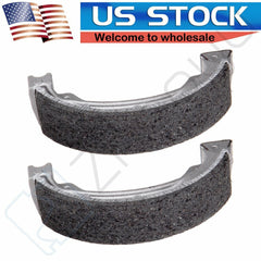 F + R 2 Pairs Brake Pads and 1 Pair Brake Shoes For Honda TRX250EX Carbon Fiber 6B93BC-57
