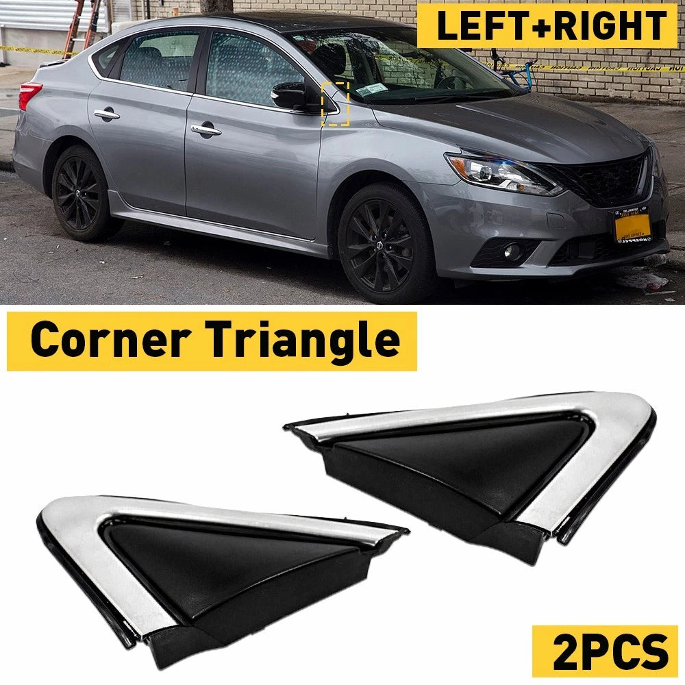 Left Right Side Mirror Corner Triangle Molding Fender For Nissan Sentra 2013-19 6B93BC-57