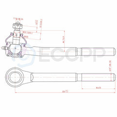 8pcs Front Tie Rods Center Link Idler Arm For 1983-1995 GMC S15 Jimmy Sonoma 2WD 6B93BC-57