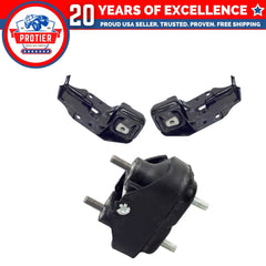 Engine Motor & Trans Mount Set for 1994 - 1996 Buick Regal 3.1L 3PCS Replaces 6B93BC-57
