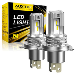 2X AUXITO H4 9003 HB2 24000LM LED Headlight High Low Beam 6500K Bulbs M4 EOA AUXITO