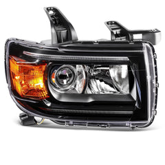 Pair Kit Headlights Assembly For 2015-2022 GMC Canyon 2.5L 2.8L 3.6L Black Amber 6B93BC-57