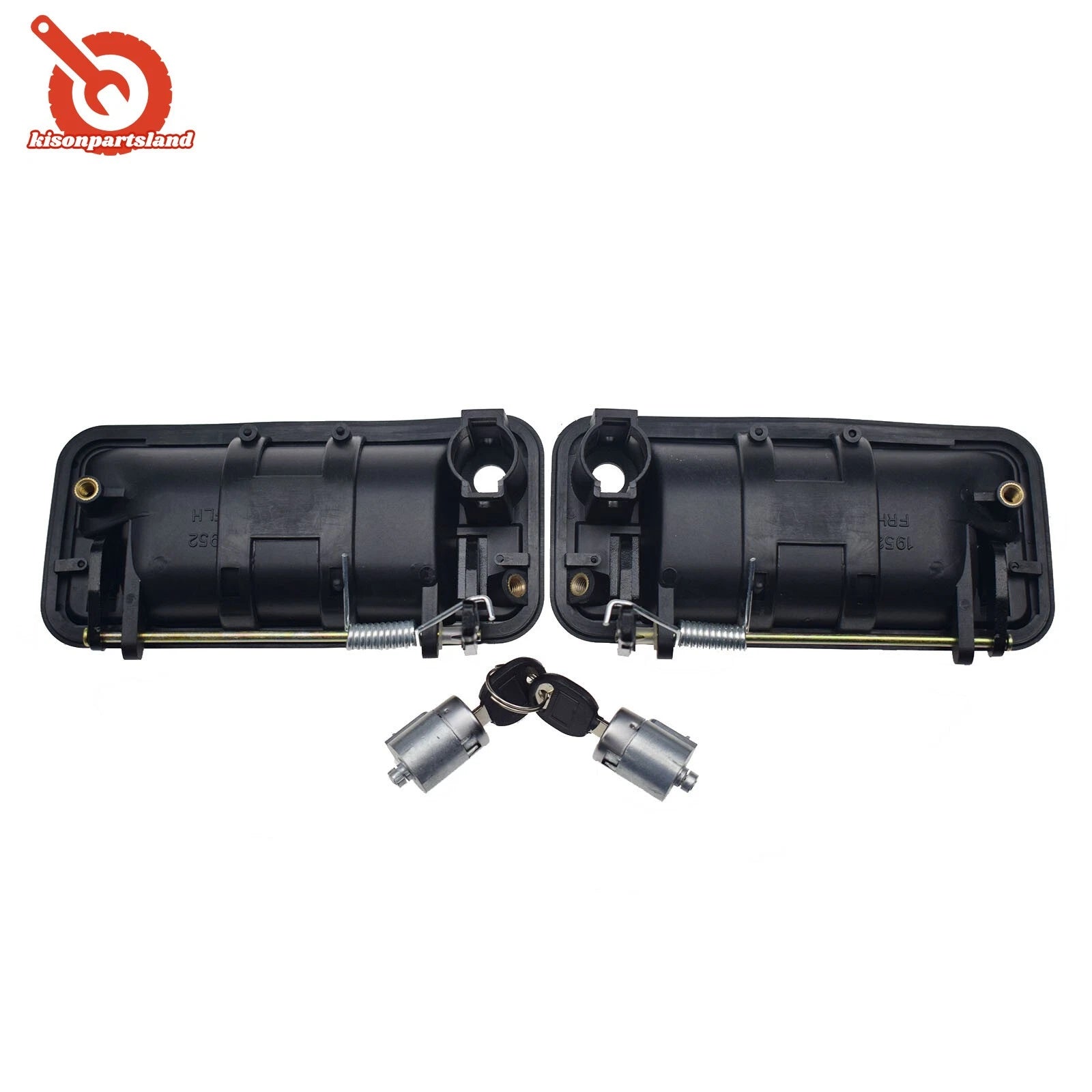 Front Exterior Outside Door Handle with Lock Cylinder Kit for CK Truck 12546858 6B93BC-57