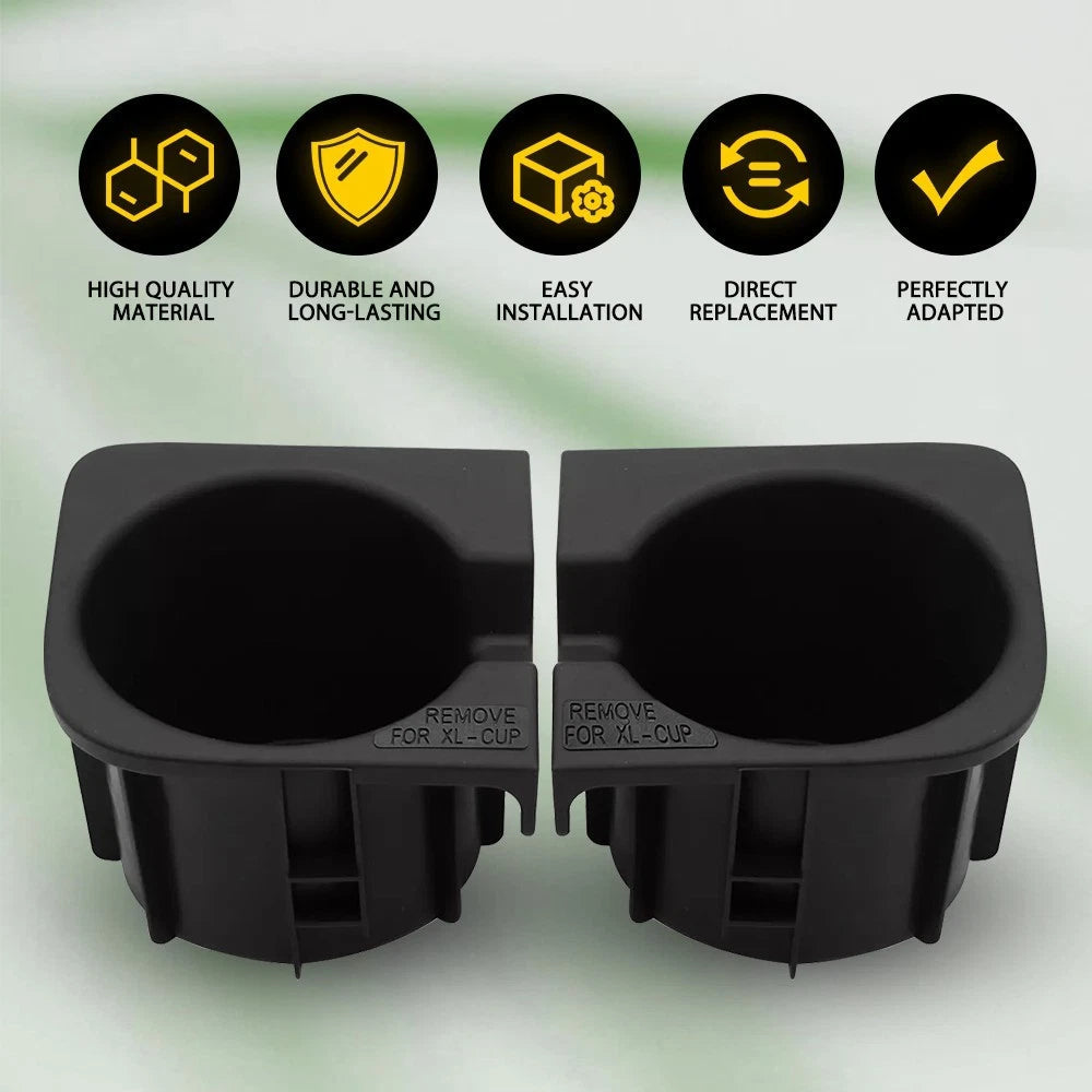 Center Console Cup Holder Insert Right & Left For Toyota Tacoma 2005-2017 Pair A 6B93BC-57