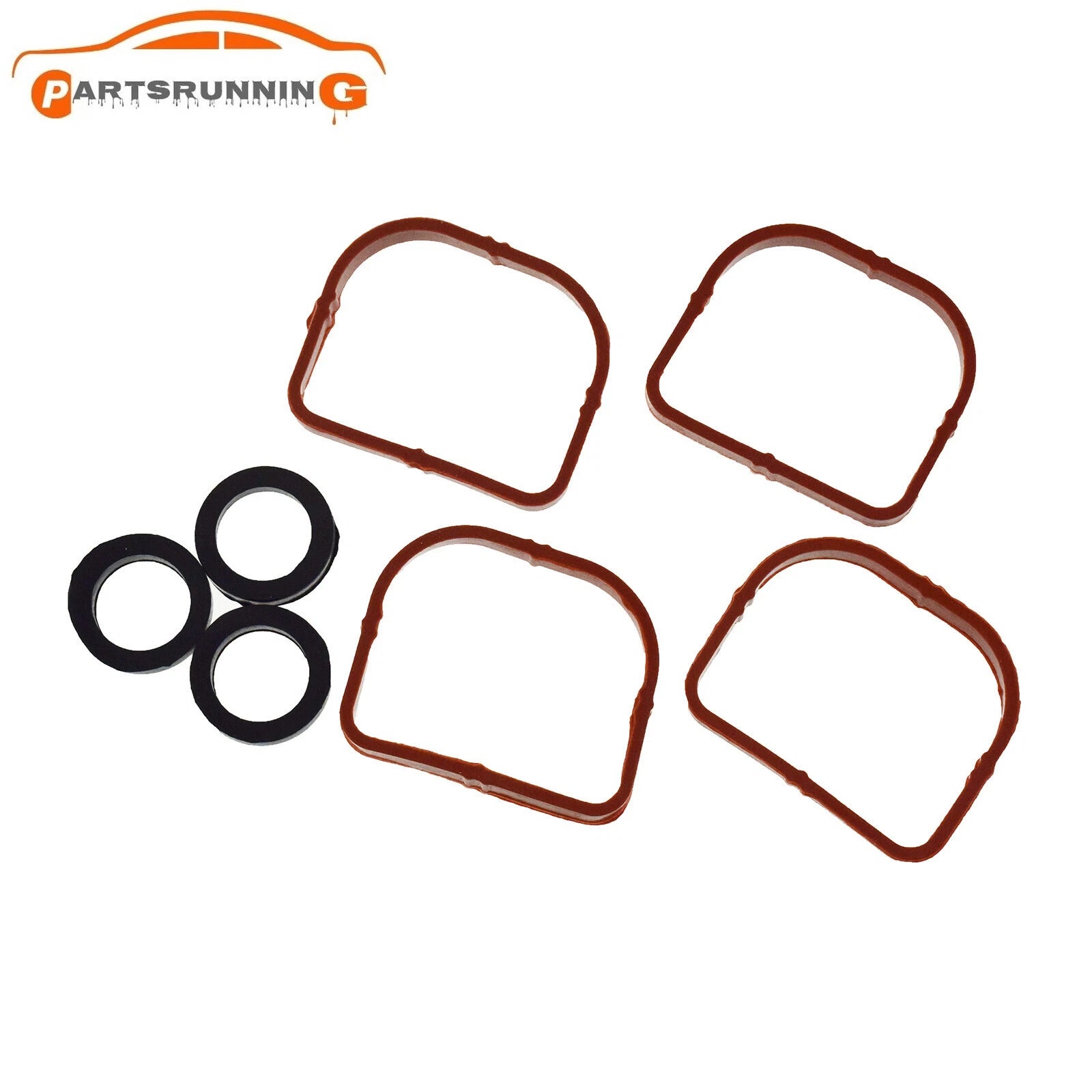 6PCS Intake Manifold Gasket For BMWX3 Z4 E46 E60 E81 E82 E83 E85 E87 E88 7530703 6B93BC-57