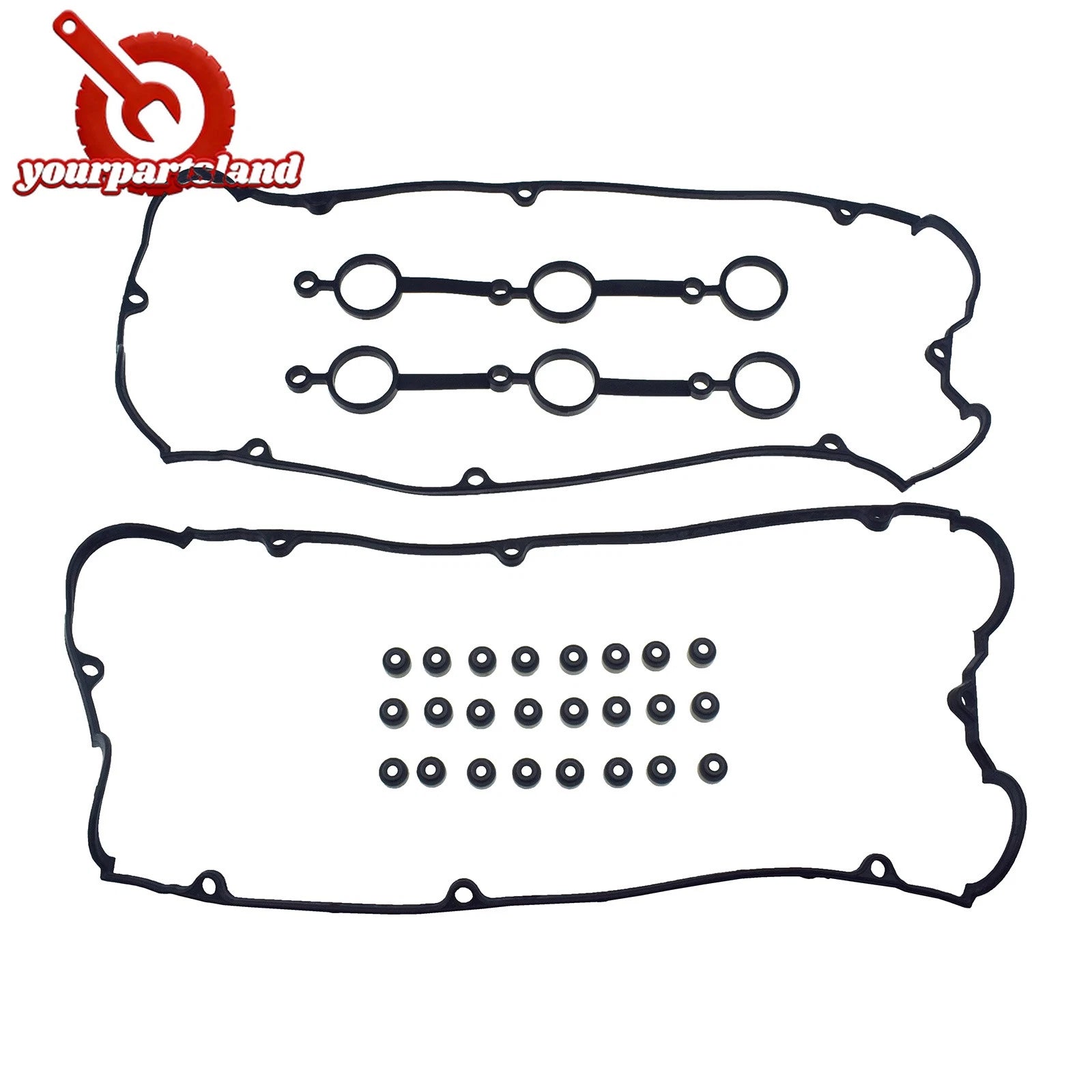 Valve Cover Gasket w/ Valve Stem Seals for 2003-06 HYUNDAI SANTA FE KIA SORENTO 6B93BC-57