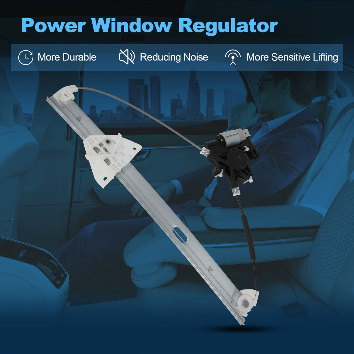For 2007-2015 Mazda CX-199 Front Driver Side Power Window Regulator with Motor 6B93BC-57