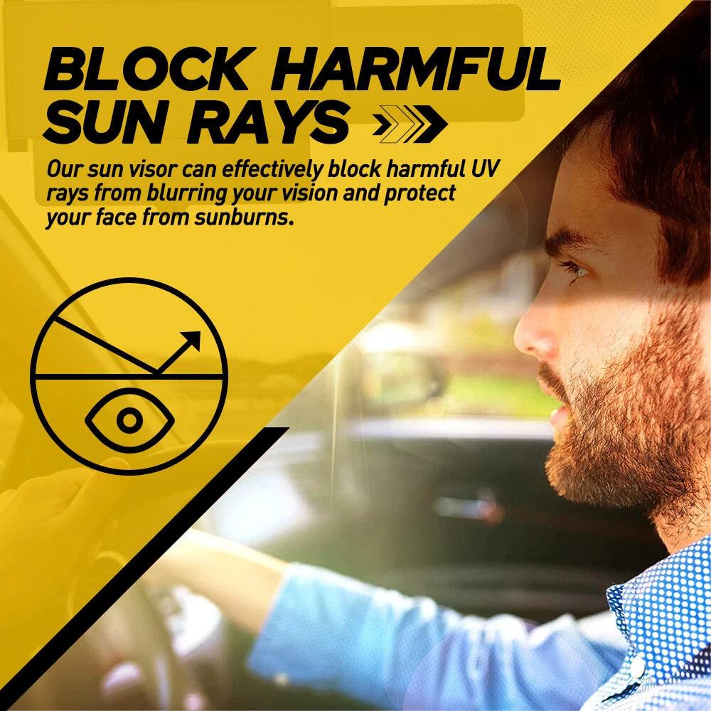 Car Sun Visor Extender Shield Truck Side Anti Glare Window Shade EOA 6B93BC-57