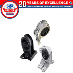 Fits 2003-2004 Chrysler Sebring 2.4L Coupe w/Manual Motor & Trans Mount 3PCS 6B93BC-57