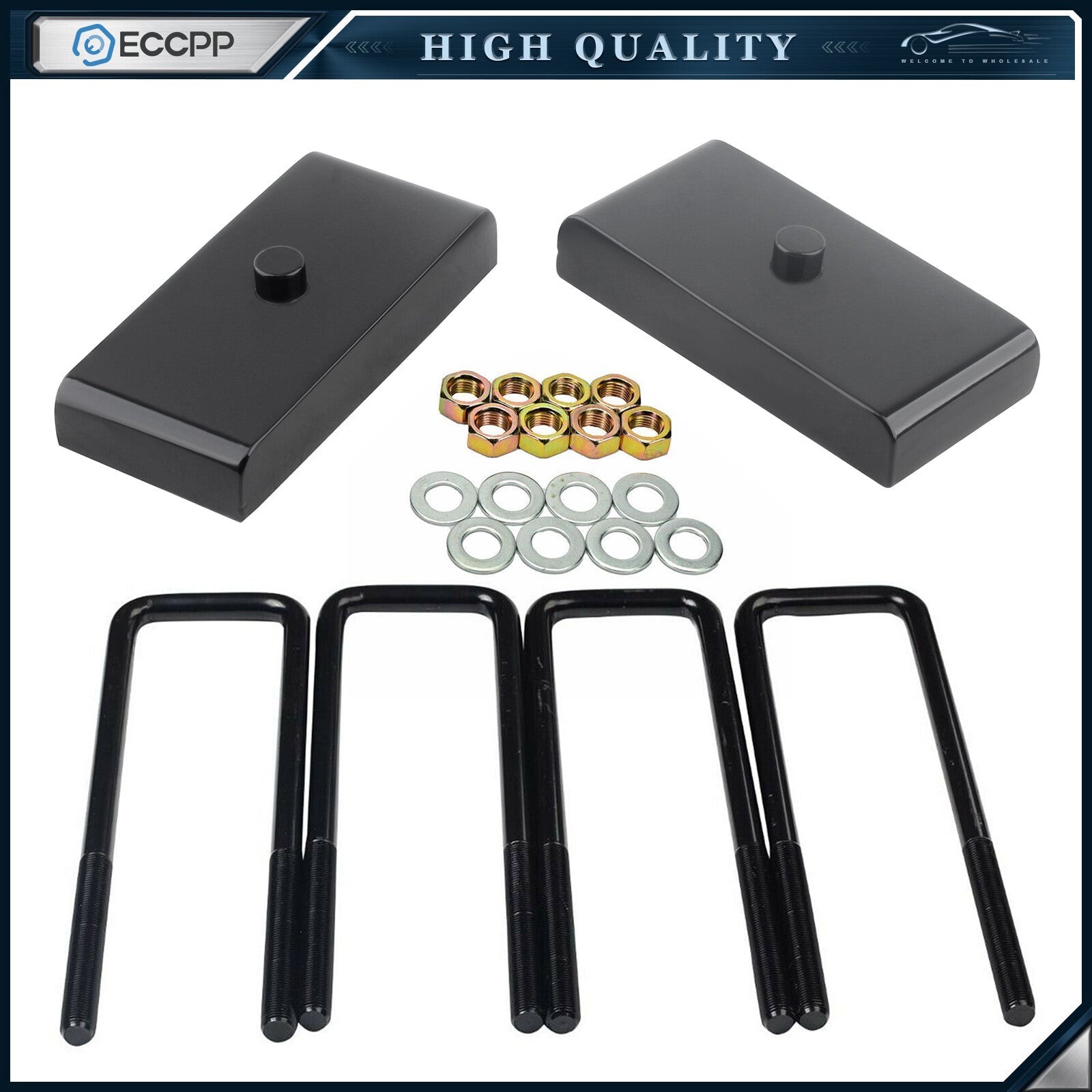 1" Front & 1" Rear Leveling Lift Kit For Chevy Silverado GMC Sierra 1500 6 Lug 6B93BC-57