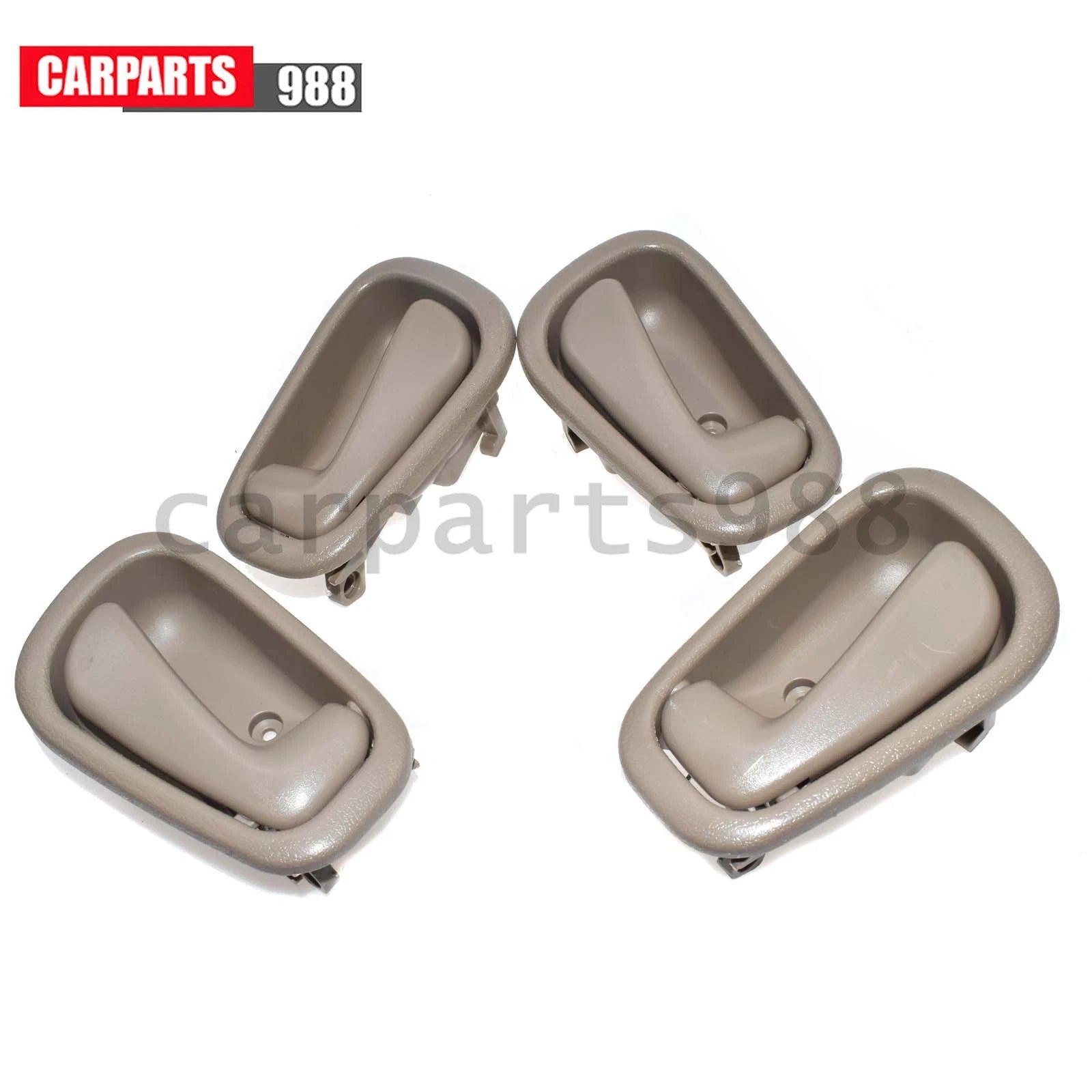 4Pcs Inside Door Handle Front Rear Left Right For Toyota Corolla Geo Prizm 98-02 6B93BC-57