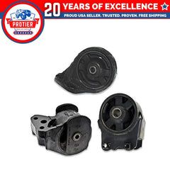 Fits 1999-2001 Hyundai Sonata 2.4L Engine Motor Mount Set 3pcs : A7100 A6108 6B93BC-57