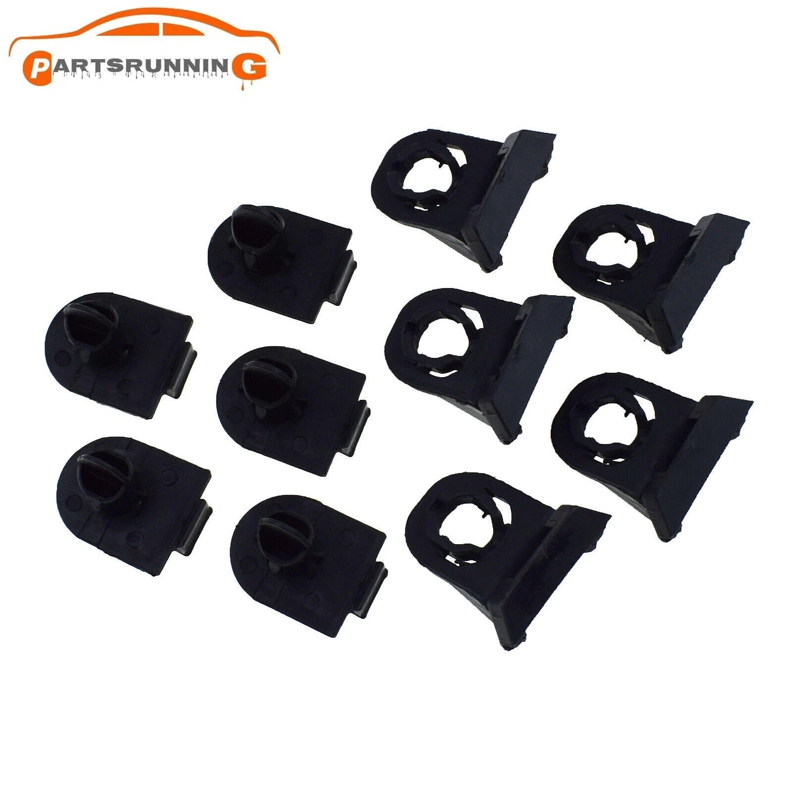 10PCS Front Bumper Fender Liner& Pin Hold Set For 2018-2021 Toyota Camry Corolla 6B93BC-57