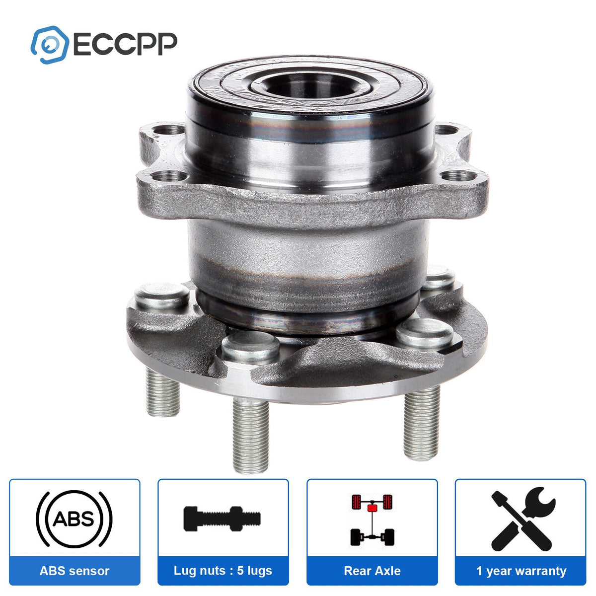 1Pc Wheel Hub Bearing Rear AWD For Subaru Forester Legacy Outback Impreza BRZ 6B93BC-57