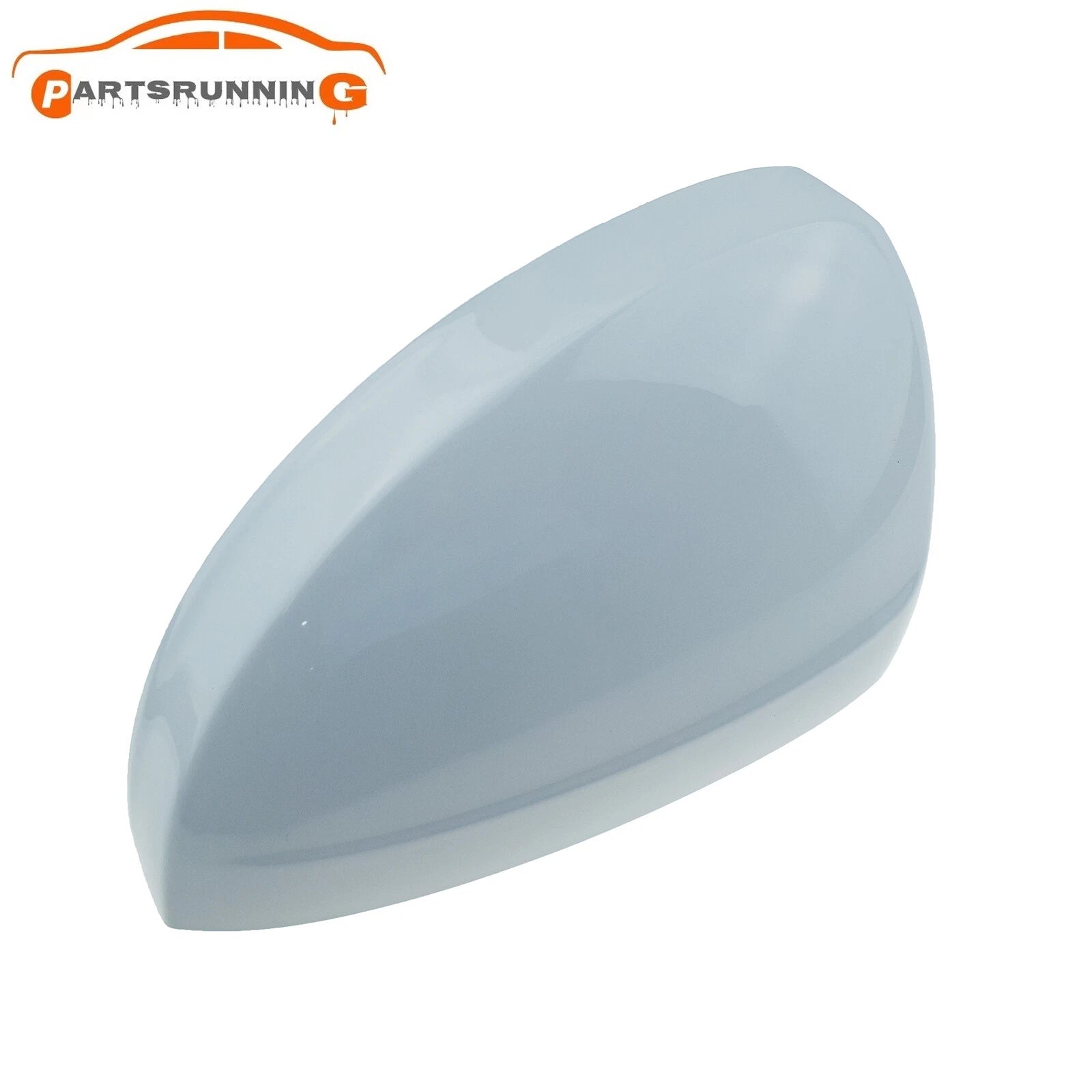 White Left RearView Mirror Cover Replace For VW Volkswagen Tiguan 2018-2022 6B93BC-57
