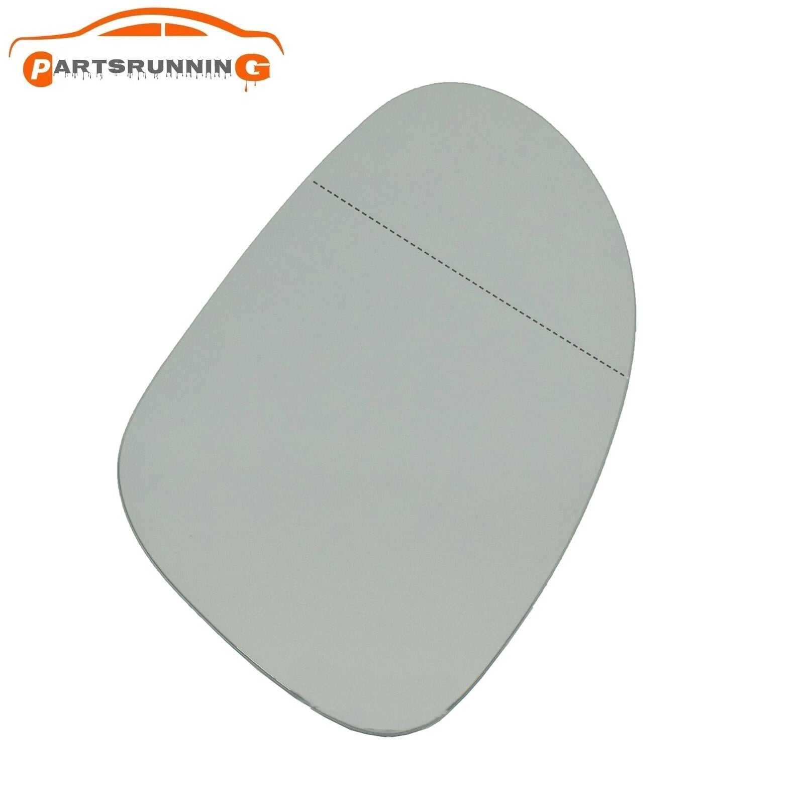 Left Driver Side Mirror Glass Heated For Volkswagen Golf MK5 2003-2008 6B93BC-57