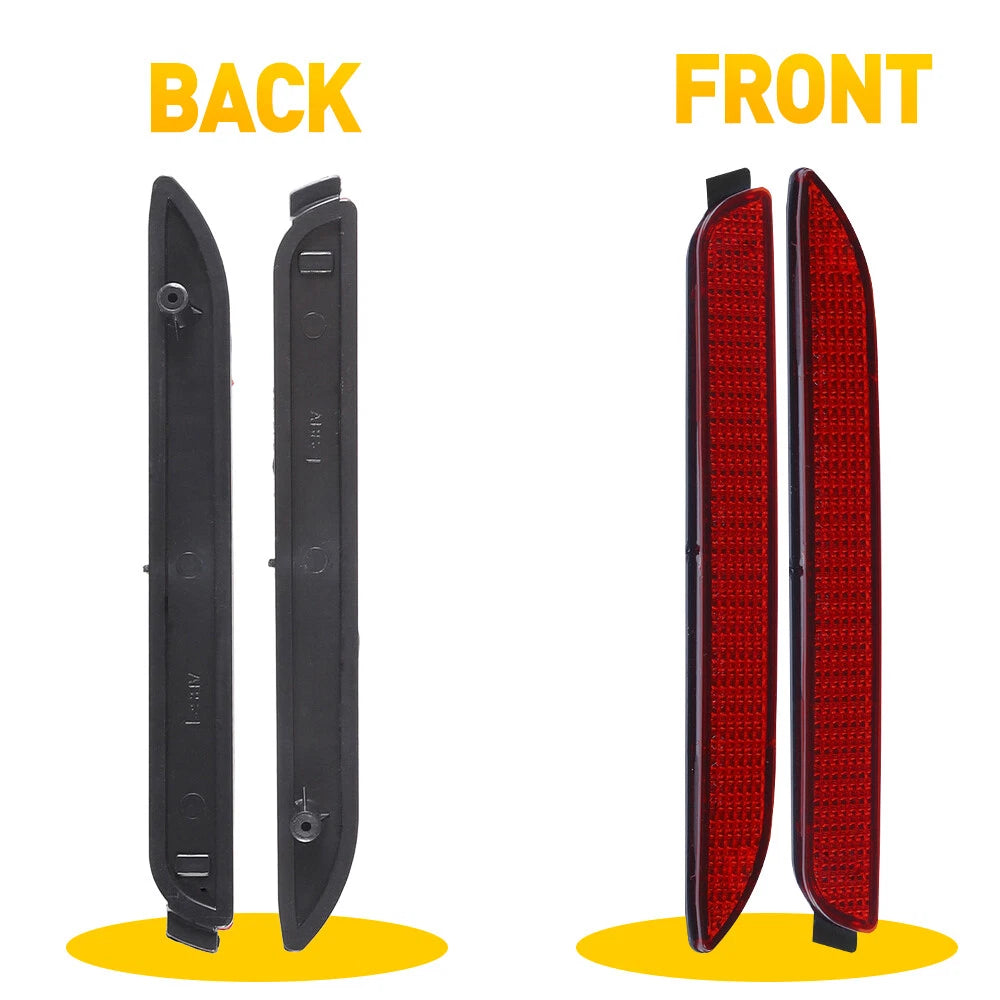 Pair LED Rear Bumper Reflector Lamp Brake Light Tail For Lexus Toyota Sienna 6B93BC-57