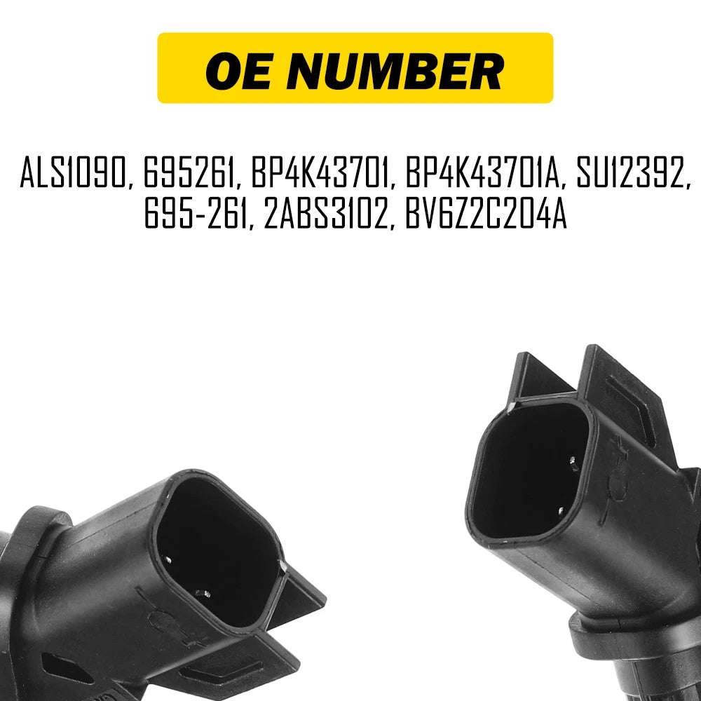 2X ABS Speed Wheel Sensor Front Left Right For VOLVO C30 C70 S40 S60 S80 V50 V70 6B93BC-57