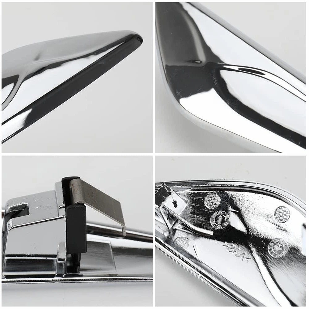 Pair For BMW x3 x4 F25 F26 Chrome Front Side Fender Finisher Trim Right Left A 6B93BC-57