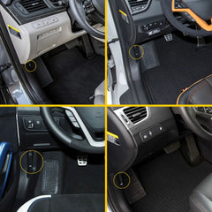 HOOD HANDLE BASE + LATCH HOOD RELEASE FOR ELANTRA GENESIS SANTA FE SORENTO BLACK 6B93BC-57