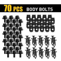 Universal Body & Bolts U-nut Clips M6 Engine Under Cover Splash Shield Guard EOA 6B93BC-57