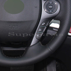 Custom Black PU Leather Steering Wheel Stitch on Cover For Honda Accord 9 13-17