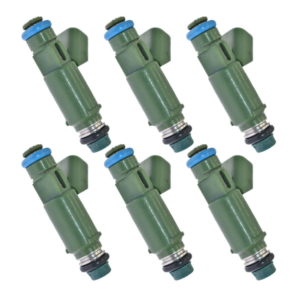 6PCS Fuel Injector Nozzle 1X43-AB For 2002-2008 Jaguar X-Type 2.5L 3.0L V6 6B93BC-57