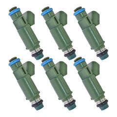 6PCS Fuel Injector Nozzle 1X43-AB For 2002-2008 Jaguar X-Type 2.5L 3.0L V6 6B93BC-57