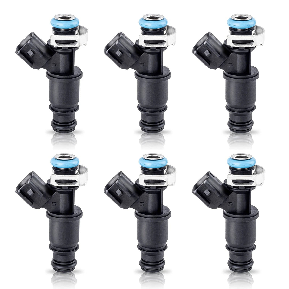 Set of 6 Fuel Injector for Buick 2005-2009 Allure LaCrosse Pontiac 2004-2008 6B93BC-57
