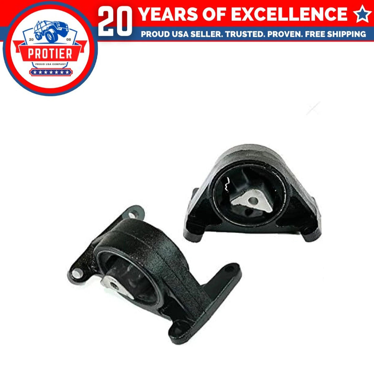 Fits 1999-2004 Jeep Grand Cherokee 4.7L Front Left&Right Motor Mount 2pc : 6B93BC-57