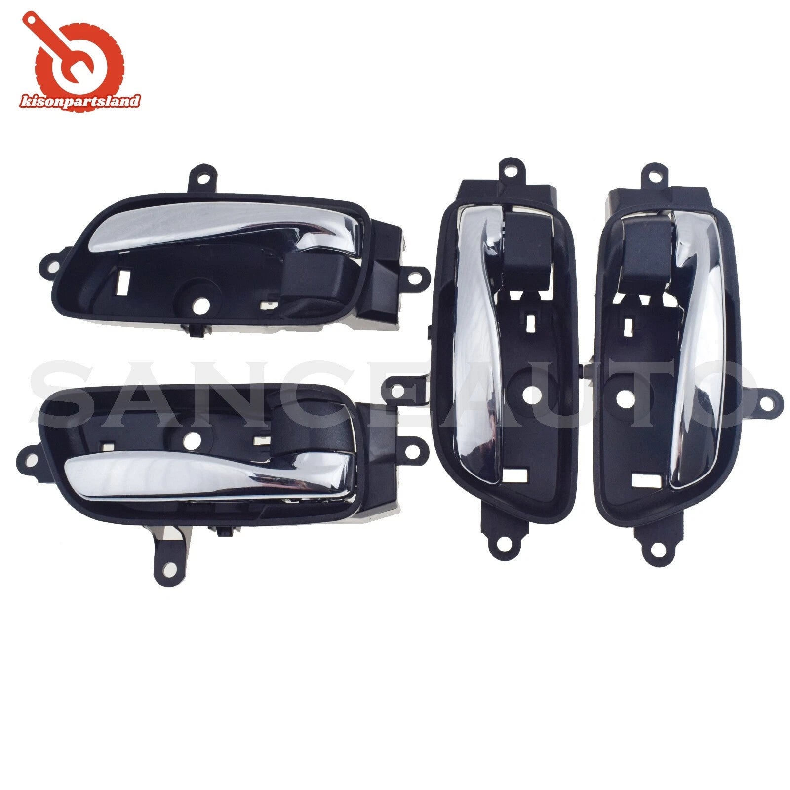 4PCS Left Right Inside Door Handles for Nissan Altima Pathfinder Titan 2013-2017 6B93BC-57