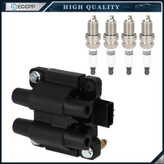 For 2.5L H4 06 Saab 9-2X Forester Impreza Legacy Ignition Coil and Spark Plug KOEEP