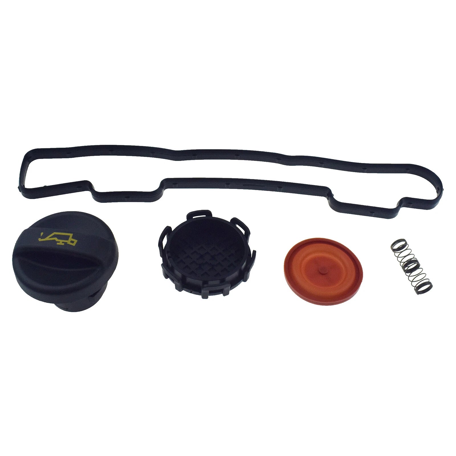0248L1 Engine Valve Cover Gasket & 1180F9 Oil Filler Cap for Citroen Peugeot 1.6 6B93BC-57