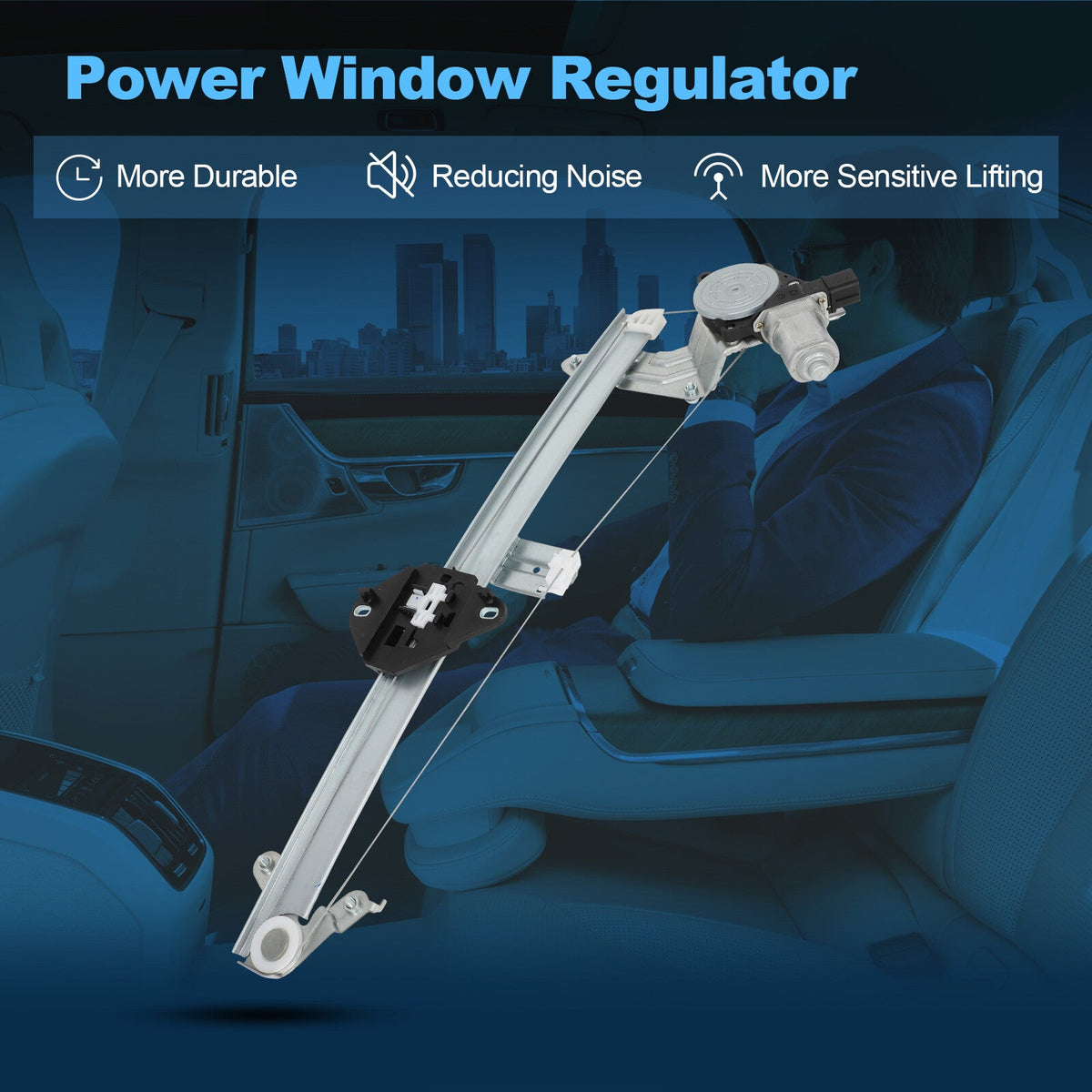 Left LH For Subaru Forester 2018-2014 Front Window Regulator w/ Motor 6B93BC-57