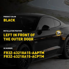 For 2015-2022 Ford Mustang Driver Door Handle Key Lock Cap Hole Cover Bezel PQ 6B93BC-57