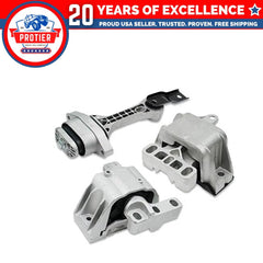 Motor & Trans Mount 3PCS Set for Audi A3 A3 Quattro/ Volkswagen GTI Jetta 2.0L 6B93BC-57