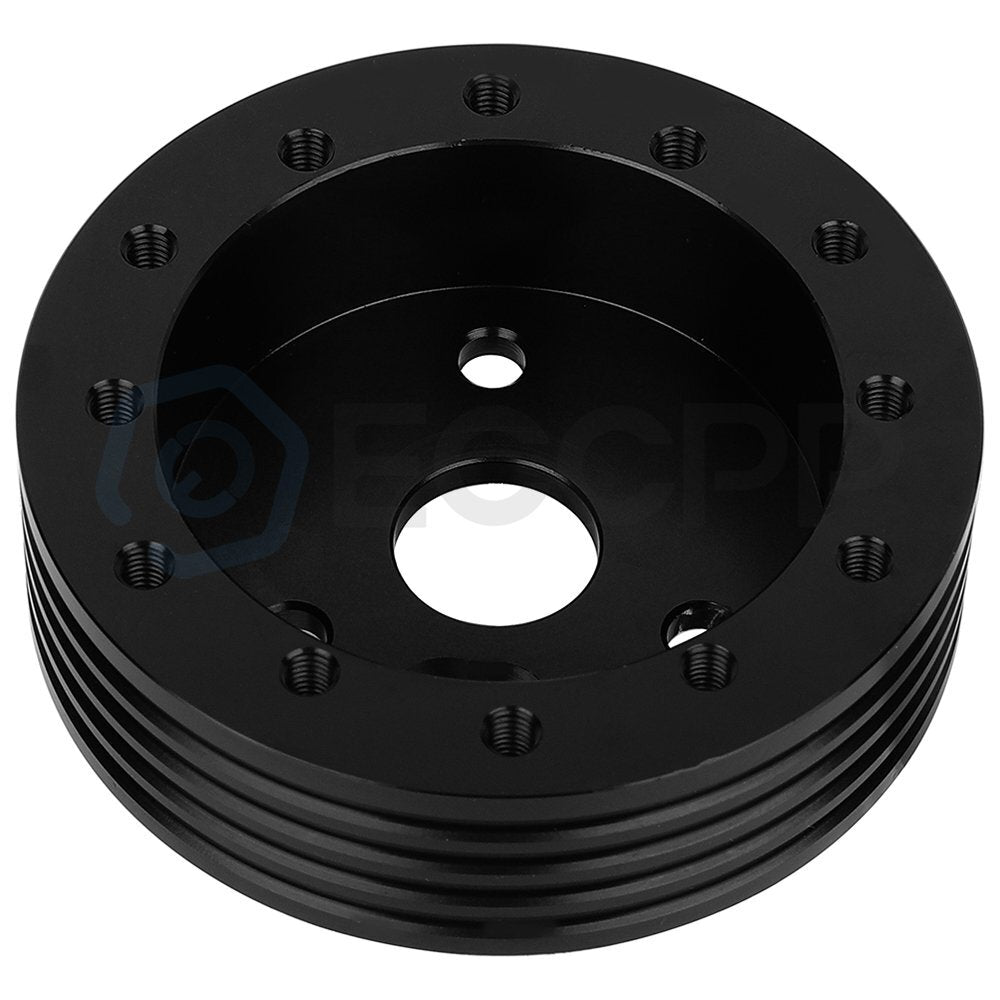 1" Black Hub For Grant APC 6 Steering Wheel Hub  to Grant 3 hole Adapter 6B93BC-57