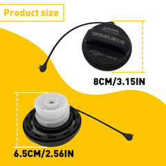 1 Fuel Gas Tank Filler Cap Cover Black For Hyundai Kia 2006-2020 Car Accessories 6B93BC-57