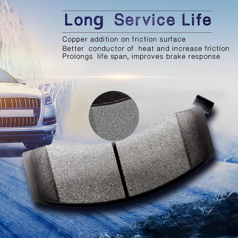 Ceramic Brake Pads Rear Left+Right For Audi A4 Quattro A6 Volkswagen Jetta 6B93BC-57