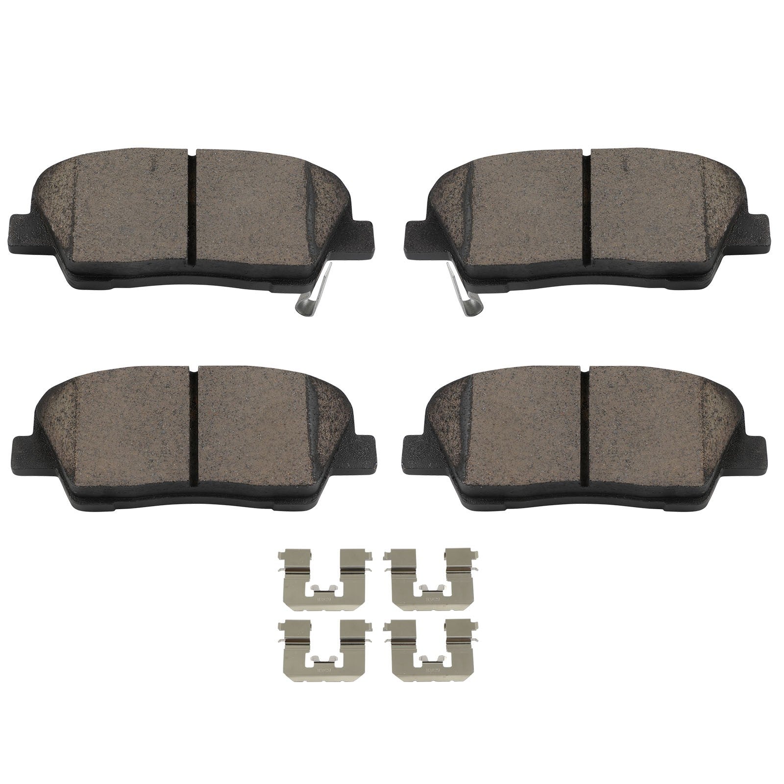 8PCS Front Rear Ceramic Brake Pads For Hyundal 2011 Equus 2009 Genesis V8 4.6L 6B93BC-57