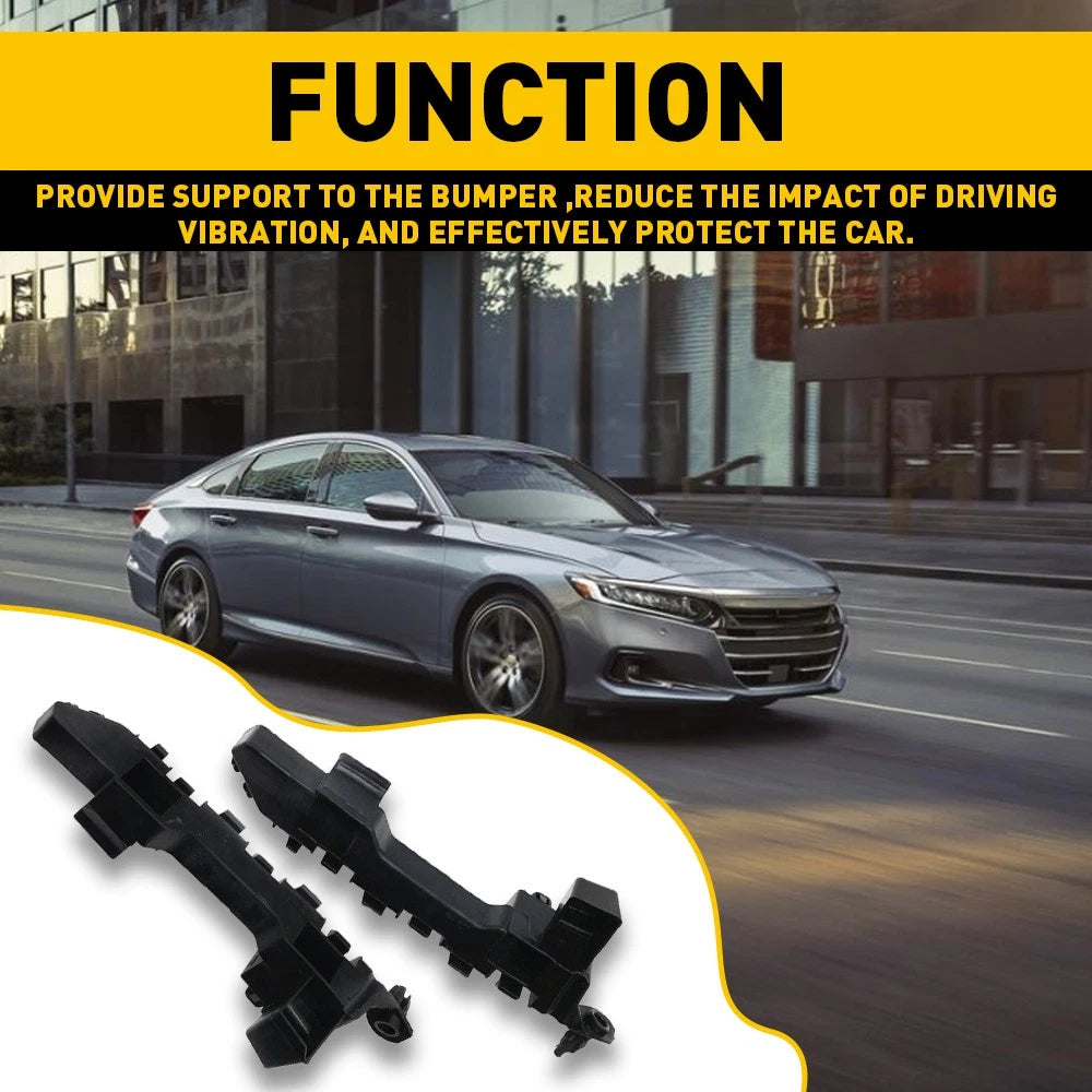 Bumper Bracket Set For 2018-2021 Honda Accord Side Cover Beam 2 Pc Front LH & RH 6B93BC-57