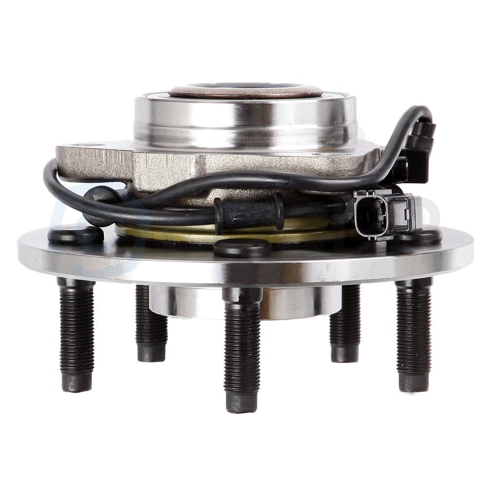 Front Brake Rotors And Hub Bearings Ceramic Pads Fits 2002-2005 Dodge Ram 1500 KOEEP