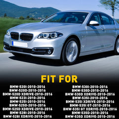 Black For 10-16 BMW 5 Series F10 F11 Inner Door Panel Handle Pull Trim Cover EOA 6B93BC-57