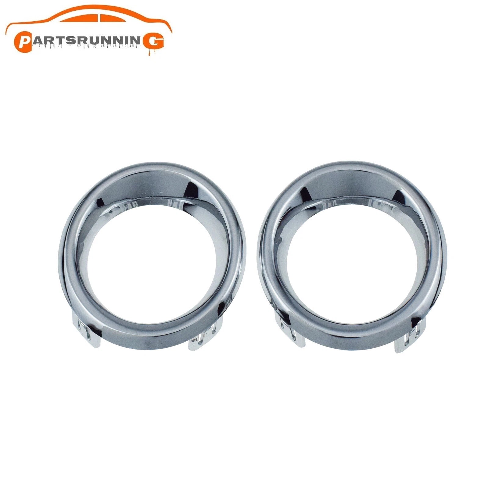 Driver & Passenger Side Fog Light Trim Set BJE150C12,BJE150C22 For 14-16 Mazda 3 6B93BC-57