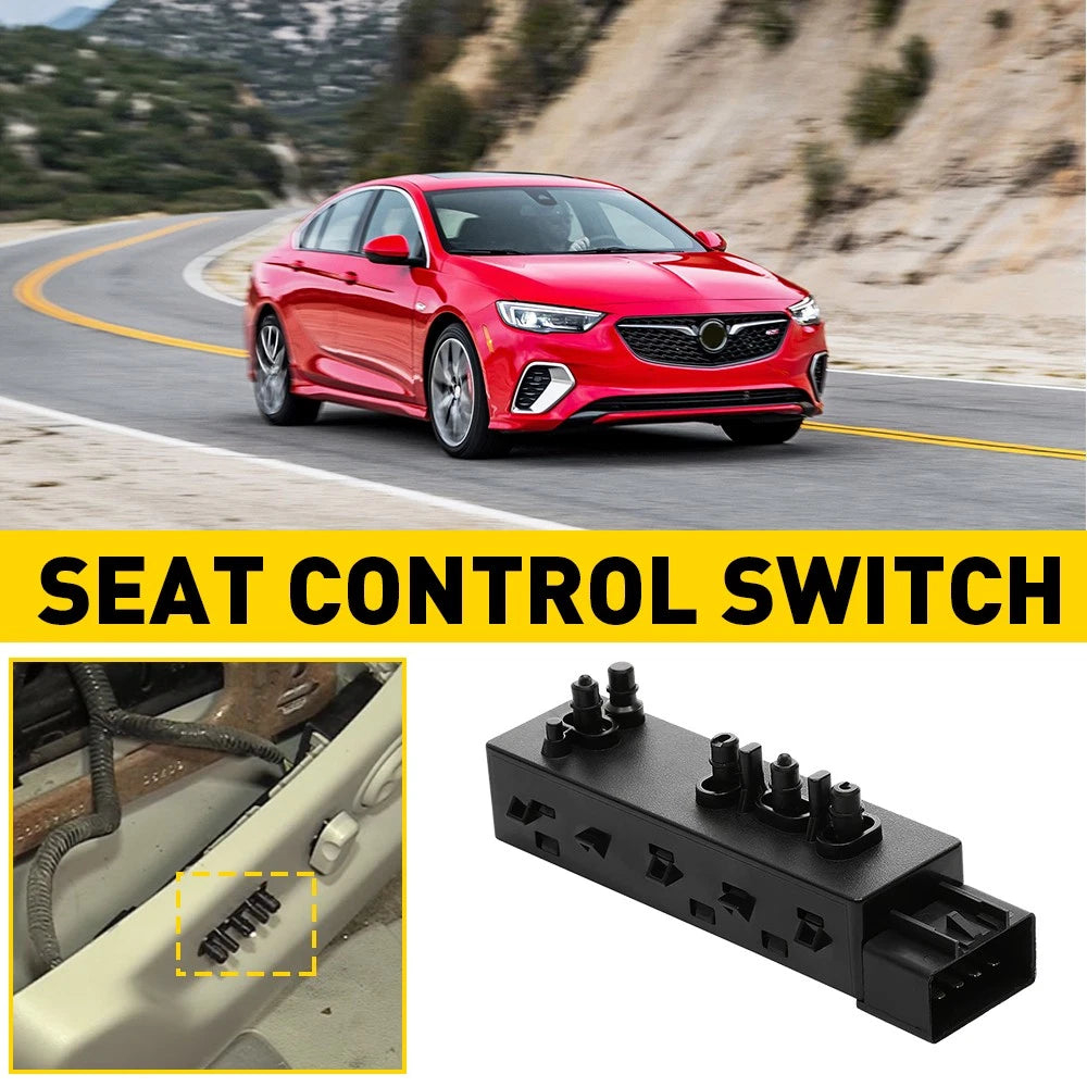 LH DRIVER SIDE POWER SEAT SWITCH 25974714 FOR 2010-2018 CHEVY TRAVERSE SILVERADO 6B93BC-57
