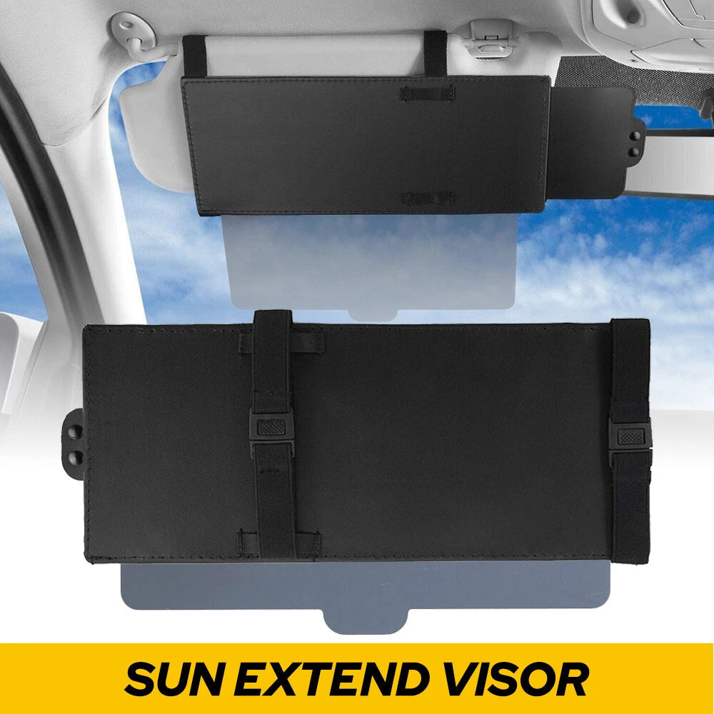 Car Sun Visor Extension Extender Shield Truck Front Window Shade Anti Glare EOA 6B93BC-57